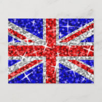 Cartão postal Glitz UK