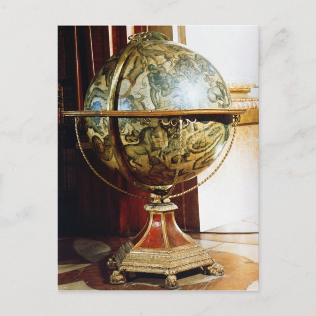 Cartão Postal Globo Celestial, 1688 (Frente)