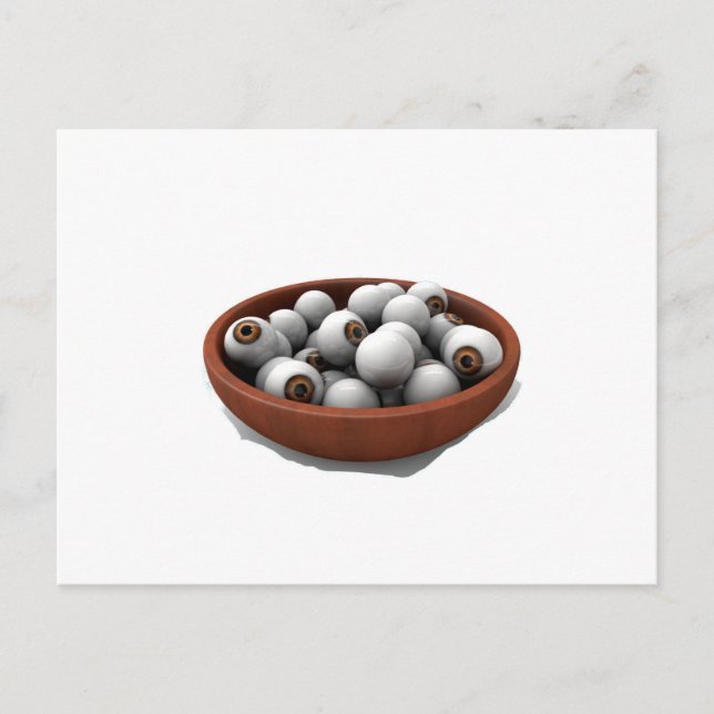 Cartão Postal globo ocular (Frente)