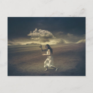 Cartão Postal Gloomy sem você perder você ou qualquer arte de fa