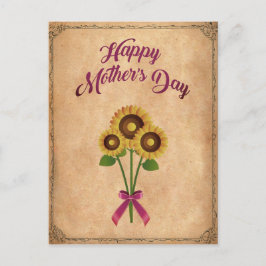 Cartão Postal Glücklicher Muttertag Vintage