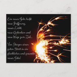 Cartão Postal Glückliches und gesundes neues Jahr!