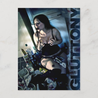 Cartão Postal Gluttony