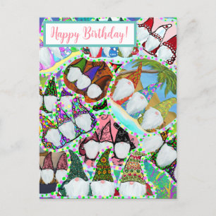 CARTÃO POSTAL GNOME   