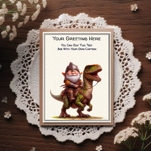 Cartão Postal Gnome de Qualquer Ocasiao e Livro de Histórias do