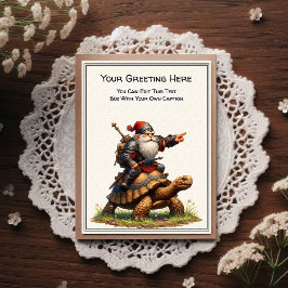 Cartão Postal Gnome de Qualquer Ocasião e Livro de Histórias do 