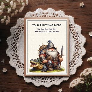 Cartão Postal Gnome de Qualquer Ocasiao e Livro de Histórias do 
