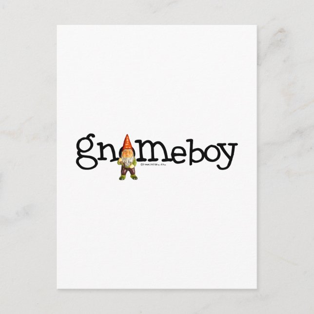 Cartão Postal Gnomo Boy (Frente)