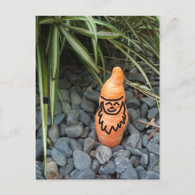 Cartão postal Gnomo Carrot (Frente)