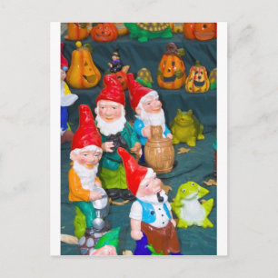 Cartão Postal Gnomo do jardim