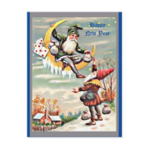 Gnomos felizes anos novos, Tomta, Lua, Bolsas de D