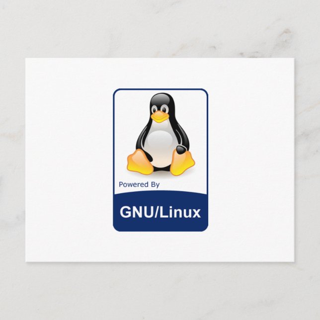 Cartão Postal GNU/Linux (Frente)