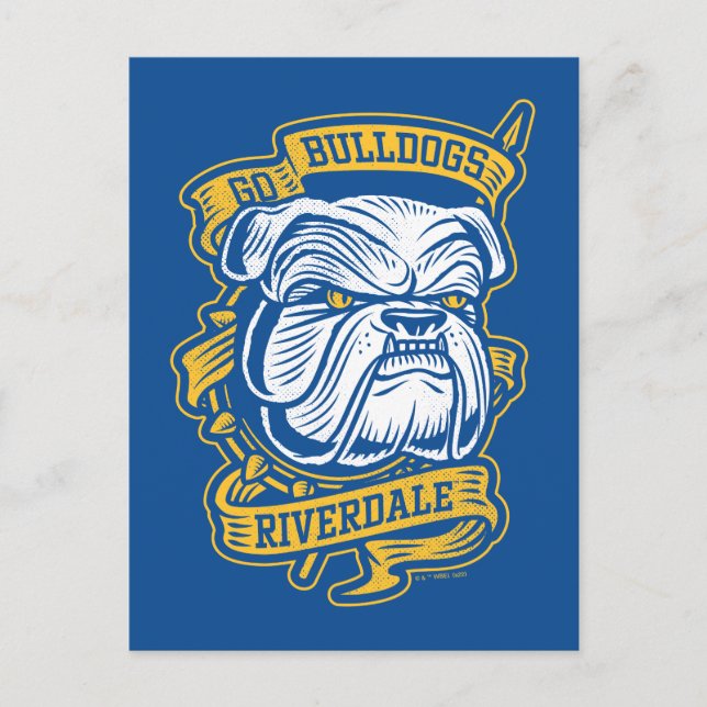 Cartão Postal Go Bulls - Riverdale Mascot Banner (Frente)