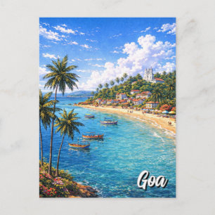 Cartão Postal Goa Índia