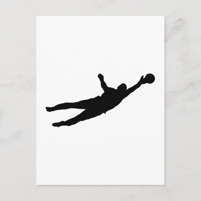 Cartão Postal Goalie Save (Frente)