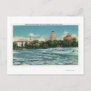 Cartão Postal Goat Island View of American Rapids