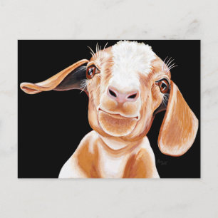 Cartão Postal Goat Love