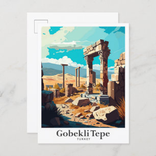 Cartão Postal Gobekli Tepe Sanliurfa Turquia Viagem