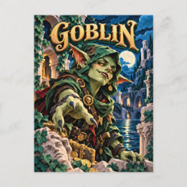 Cartão Postal Goblin, Paper Cut Monster