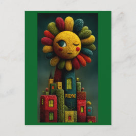 Cartão Postal GoddessAIArt Post Card