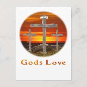 Cartão Postal Gods Love