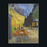Cartão Postal Gogh, Vincent van Caf?terasse bei Nacht Cafe Terra<br><div class="desc">Vincent van Caf?terasse bei Nacht Cafe Terrace no Night Terrasse du caf? le soir, Place du forum, Arles Nederlanden: Técnica terras bij avond 1888?l auf Leinwand 81 ? 65, 5 cm Localização atual Rijksmuseum Kr?ller-M?ller Otterlo O Projeto Yorck: 10.000 Meisterwerke der Malerei. Permissão Vincent van Gogh Vincent Willem van Gogh...</div>