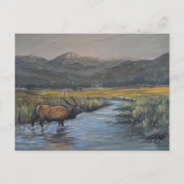Cartão Postal Golden Elk
