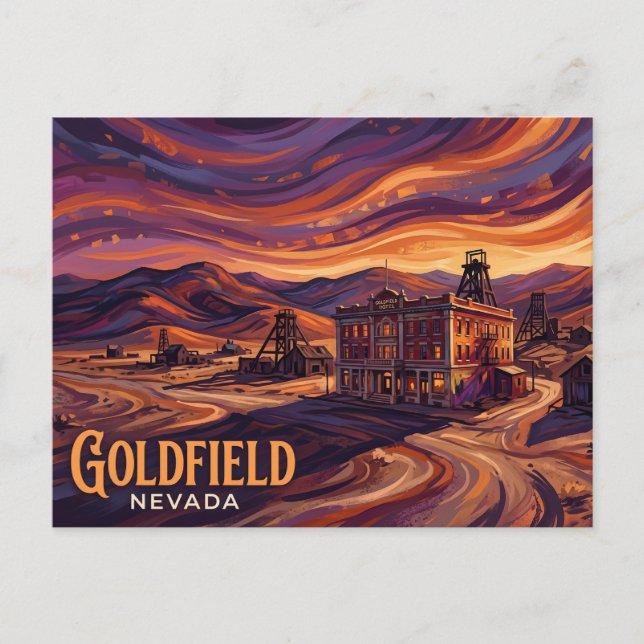 Cartão Postal Goldfield EUA (Frente)