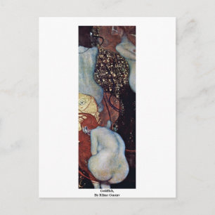 Cartão Postal Goldfish, Por Klimt Gustav