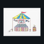 Cartão Postal Goldfish Toss<br><div class="desc">custom</div>