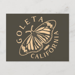 CARTÃO POSTAL GOLETA PAPAIS NOEIS BARBARA CALIFÓRNIA VINTAGE