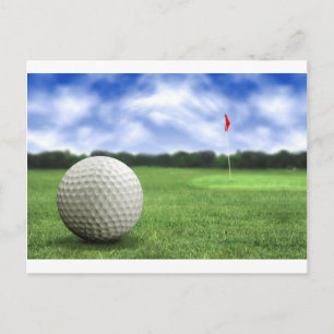 Cartão Postal Golf Ball 4