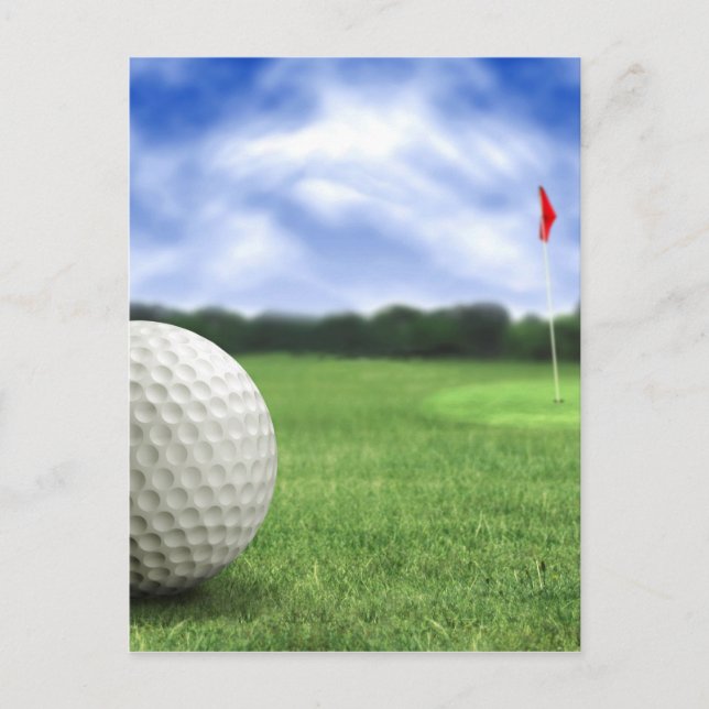 Cartão Postal Golf Ball 4 (Frente)