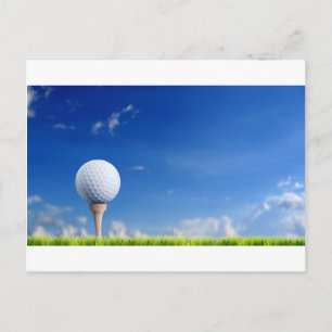 Cartão Postal Golf Ball Sky