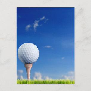 Cartão Postal Golf Ball Sky