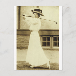 Cartão Postal GOLF COM ESTILO! - Campeã de Golfe Feminino de 190
