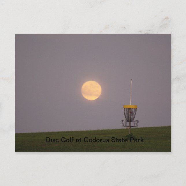 Cartão Postal Golf de Disco (Frente)