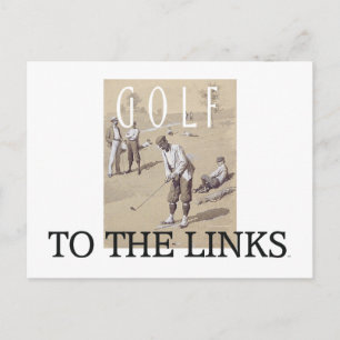Cartão Postal Golf de Links TOP