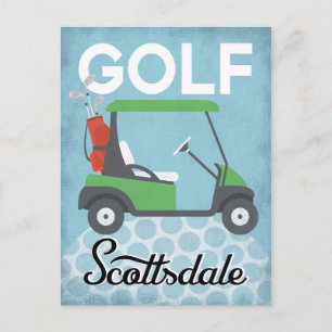 Cartão Postal Golf Scottsdale Arizona - Viagens vintage Retroati