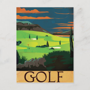 Cartão Postal Golfe