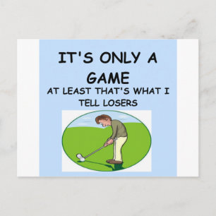 Cartão Postal golfe