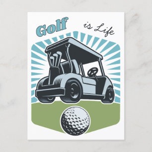 Cartão Postal Golfe é a vida