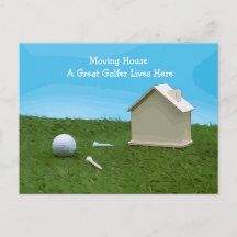 Golfe movendo casa com um Excelente Golfista vive