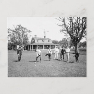 Cartão Postal Golfe na Shelter Island, 1904