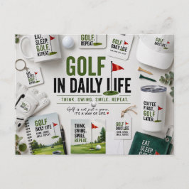 Cartão Postal Golfe no dia a dia