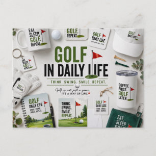 Cartão Postal Golfe no dia a dia
