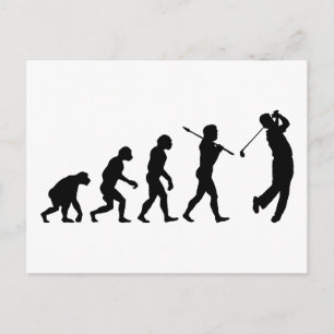 Cartão Postal Golfer