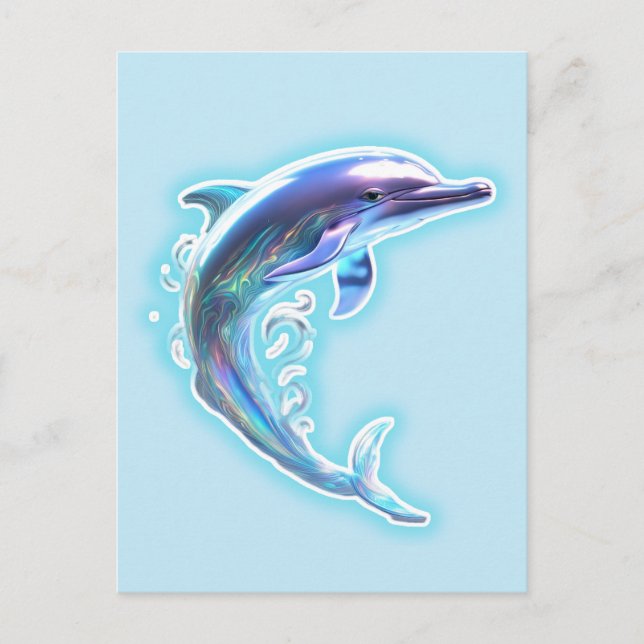 Cartão Postal Golfinho  (Frente)