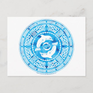 Cartão Postal Golfinho Celta