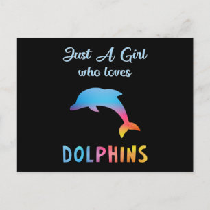 Cartão Postal Golfinho Mar Golfinhos Animal Oceano Água Presente